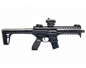 Пневматическая винтовка SIG Sauer MPX-177-BLK-R  (цвет черный, коллиматор)