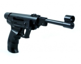 Пневматический пистолет BLOW H-01 (черный/ под дерево)