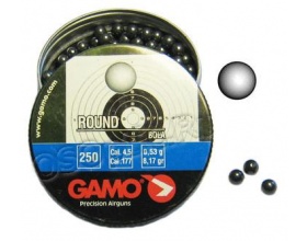 Пуля пневм. Gamo Round 4.5 мм, 0.53г (250 шт)