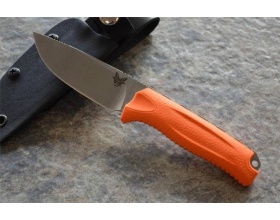 Нож Benchmade Steep Mountain, оранж. рукоять (фикс. лезвие) (15008-ORG)