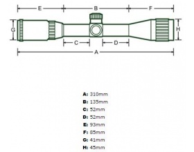 Прицел оптический LEAPERS TF2+ 3-9X32 (SCP-U392AODT2)