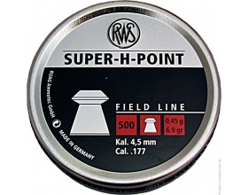 Пули пневм. RWS Super-H-Point 4.5 мм, 0.45г (500шт)
