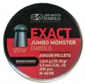 Пули JSB Exact Jumbo Monster Redesigned 1.645г, кал. 5.5 мм (5.52 мм) (200шт)