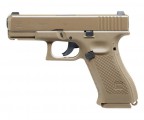 Пневматический пистолет Umarex Glock 19X кал. 4,5мм (металл, цвет песок, blowback)  арт 5.8367