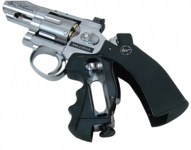 Пневматический револьвер ASG Dan Wesson 2,5 Silver пулевой
