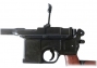 ММГ макет пистолет Маузер, деревянная рукоятка, С КОБУРОЙ, Mauser, DENIX DE-1025