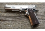Пистолет охолощенный CLT 1911-CO Kurs, хромированный (кал.10х24)