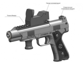 Пистолет пневматический Атаман-М2