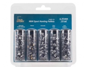 Набор тестовых пуль "H&N Sport Hunting Set", 5 видов, 6.35 мм