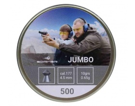 Пуля пневм. Borner "Jumbo",  4.5мм (500 шт) 0.65г