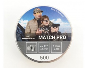 Пуля пневм. Borner "Match Pro",  4.5мм (500 шт) 0.46г
