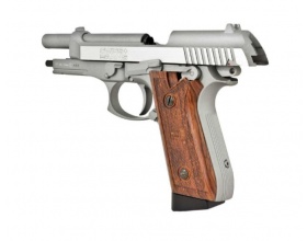 Пневматический пистолет Swiss Arms SA92 Silver Auto (цвет стальной), С АВТООГНЕМ !