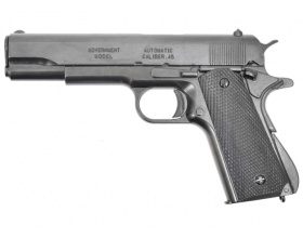 ММГ макет пистолета Colt 1911, .45 калибра, пластик. накладки (США, 1911 г) DENIX DE-1316