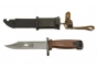 ММГ макет штык-ножа 6х3 АК ШНС-001-01 (для АКМ) СТАЛЬНЫЕ ножны