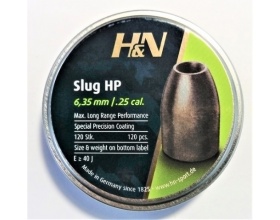 Пули пневм. H&N Slug HP 6.34 мм (120 шт)