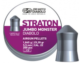 Пули JSB STRATON JUMBO MONSTER 5.51 мм, 1.645г (200шт)