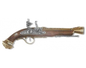 ММГ макет Пистоль системы флинтлок 18 века, DENIX DE-1078-L