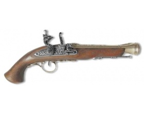ММГ макет Пистоль системы флинтлок 18 века, DENIX DE-1076-L