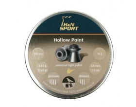 Пули пневм. H&N Hollow Point 5.5 мм, 0.82г (200шт)