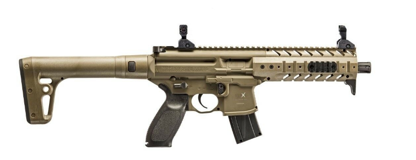 Пневматическая винтовка SIG Sauer MPX-177-FDE (цвет пустыня) .