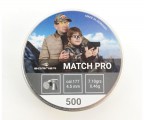 Пуля пневм. Borner "Match Pro",  4.5мм (500 шт) 0.46г