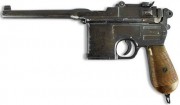 ММГ макет пистолет Маузер, деревянная рукоятка, Mauser, DENIX DE-M-1024