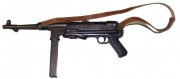 ММГ макет автомат MP-40 с ремнем, Шмайсер МП-40 (Schmeisser MP-40), DENIX DE-1111-C