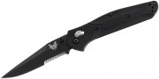 Нож складной Benchmade 943BK, axis, черное лезвие